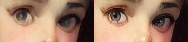 Eyes comparison