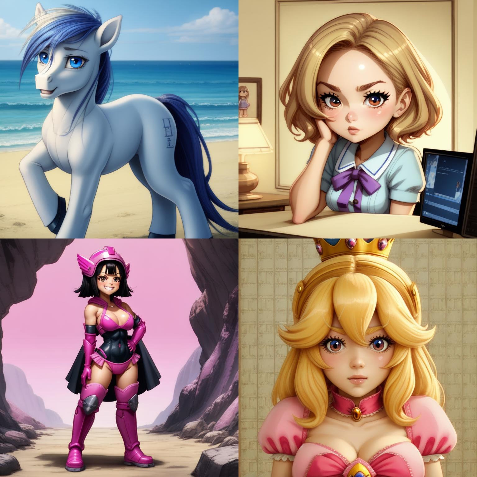 Free online image generator Ponygraphy